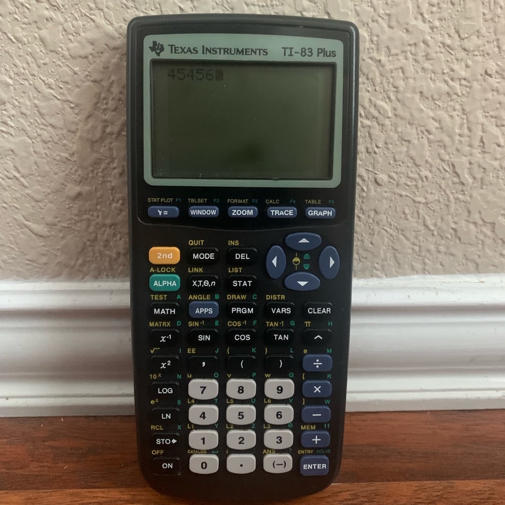TI 83 plus graphing calculator